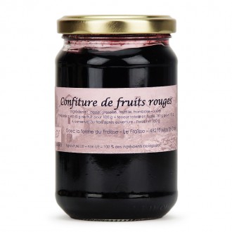 Confiture de fruits rouges bio