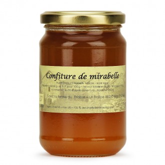 Confiture de mirabelle bio